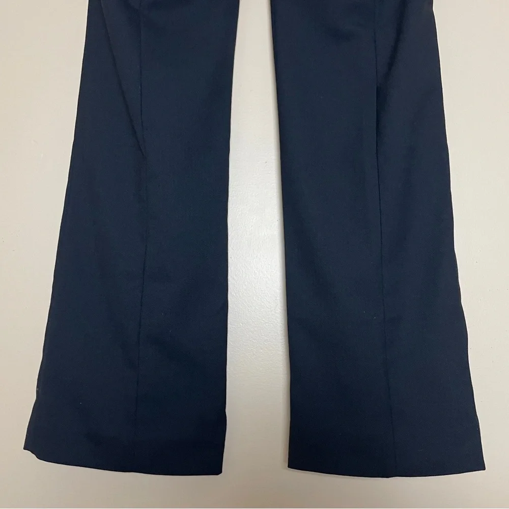 J. Crew Black Willa Trouser Pants 8 Italian Wool Nova Fides BK267 Quiet Luxury